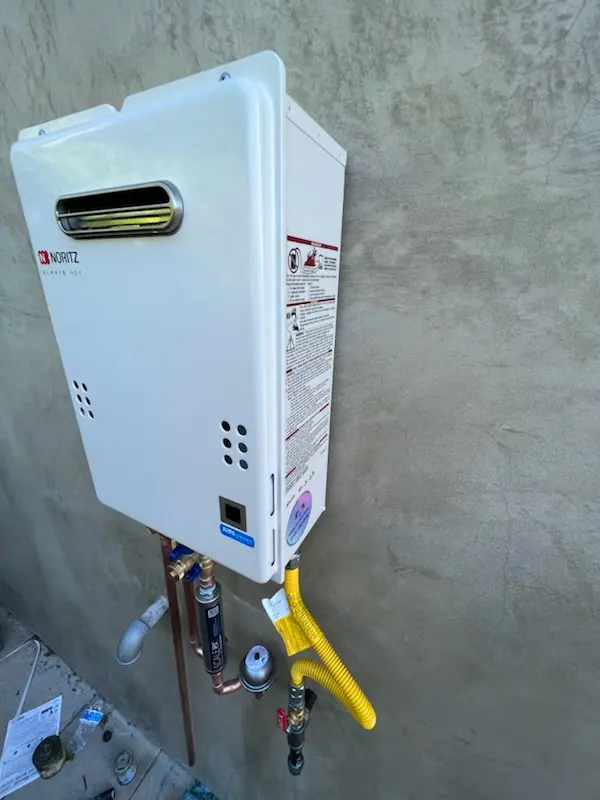 Tankless water heater installation for Goldsboro homes